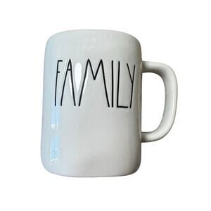 RAE DUNN Artisan Collection mug, "FAMILY"